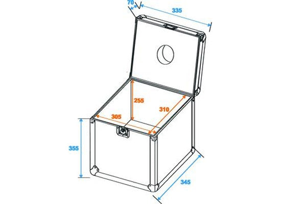Case für Spiegelkugel Ø30cm