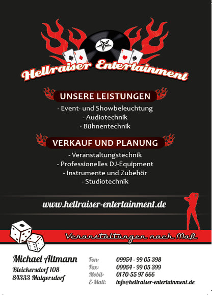 Hellraiser Entertainment Shopgutschein Wert 200 €
